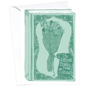 Ultimate Bridesmaid Book Card, Bridesmaid Card, Wedding Card