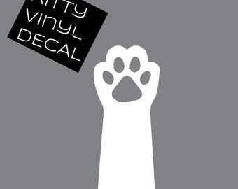 Cat Paw vinyl decal
