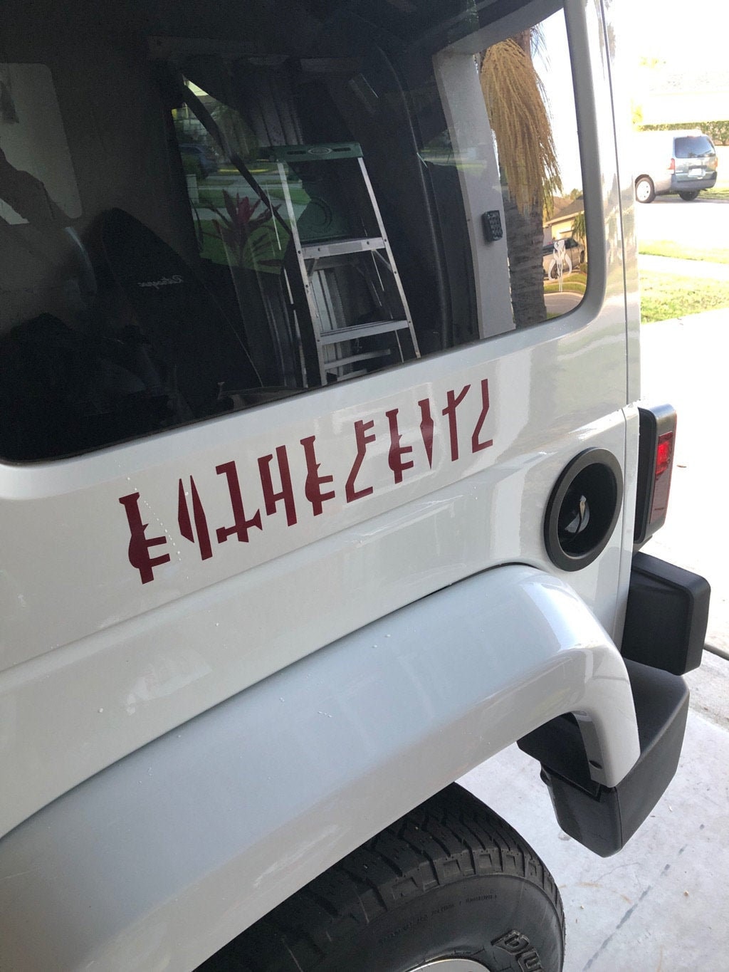 Mando Script Custom Mando Script Industrial, Exterior, Professional Grade Vinyl ...