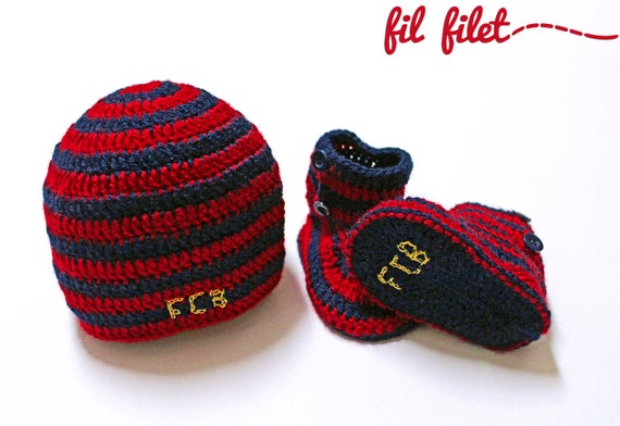 FC Baby Woollen Set shoes Hat -