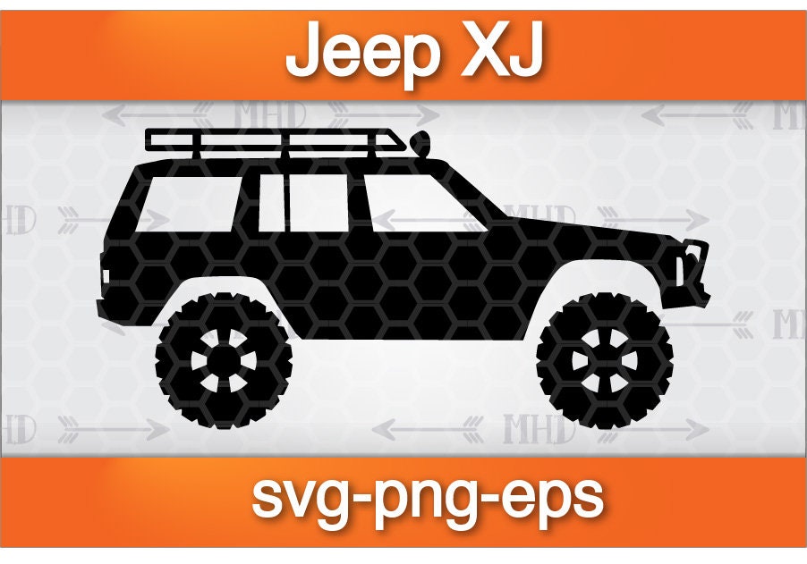 Download Jeep Xj Svg File For Cutters Etsy