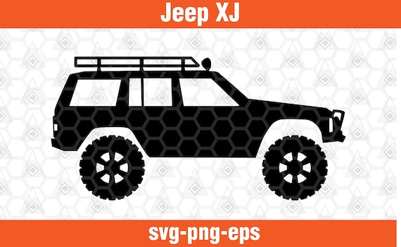 Jeep Xj Svg File For Cutters Etsy