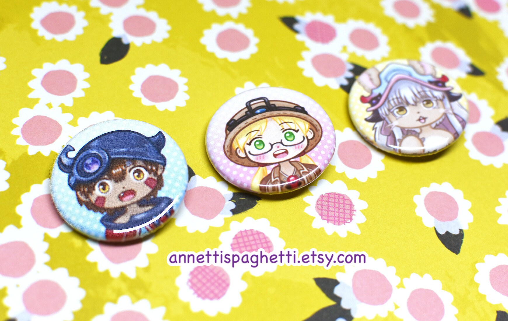 Kawaii Anime Pins 1.25 Inch Cute Pins Cells At Work Button Etsy