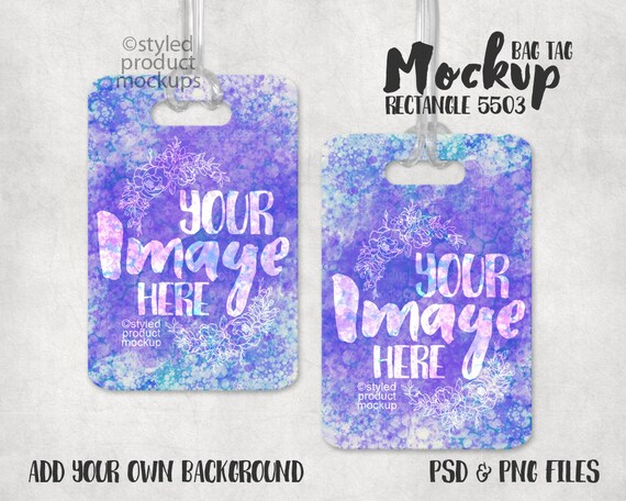 Download Dye Sublimation Rectangle Luggage Tag Mockup Template Add Download Free 254580 Svg Cut Files Yellowimages Mockups