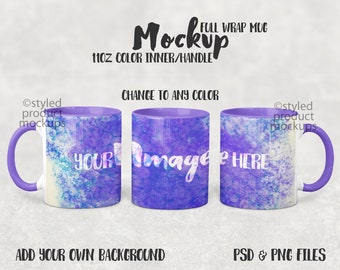 Download Mug Wrap Mockup Etsy