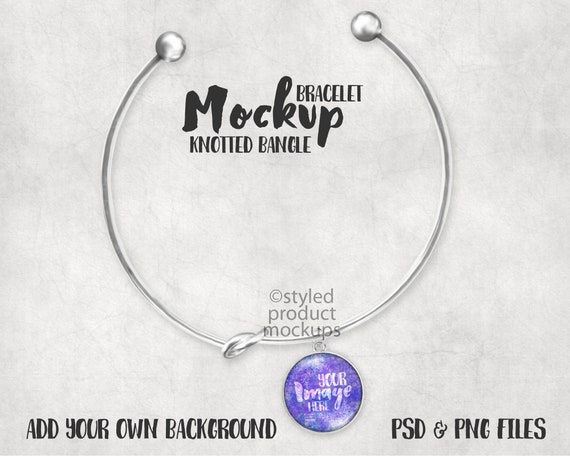 Download Free Knotted Bangle Bracelet With Tray Charm Mockup Add Psd New 3d Wall Logo Mockup Template Free Download PSD Mockup Templates