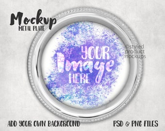 Download White Plate Mockup Etsy