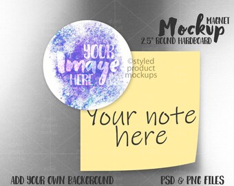 Download Fridge Magnet Mockup Etsy