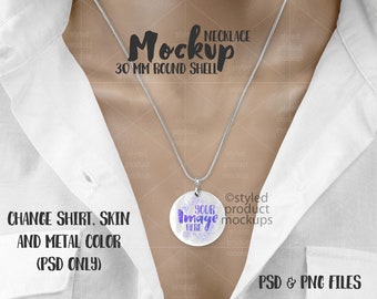 Download Necklace Mockup Etsy