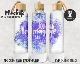 Download Frosted Glass Bottle Etsy
