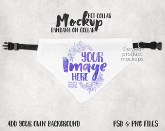 Download Pet Bandana Mockup Etsy