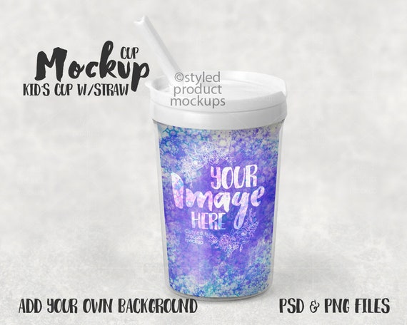 Download Free Kids Tumbler With Straw Mockup Template Add Your (PSD) - Free Mockup Designer Template ...