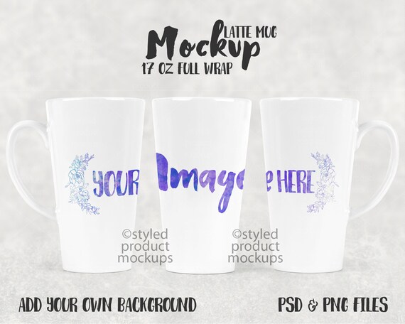 Download Dye Sublimation 17 Oz Latte Mug Full Wrap Mockup Amazing Psd Mockups Graphic Design PSD Mockup Templates