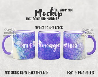 Download Mug Wrap Mockup Etsy