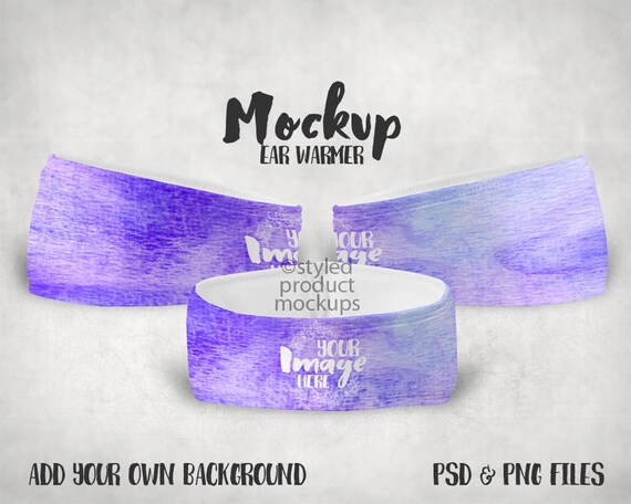 Dye Sublimation Ear Warmer Template Mockup Add Your Dye Sublimation Ear Warmer Template Mockup Add Your