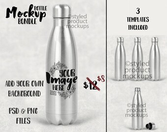 Download 17oz Bottle Mockup Etsy