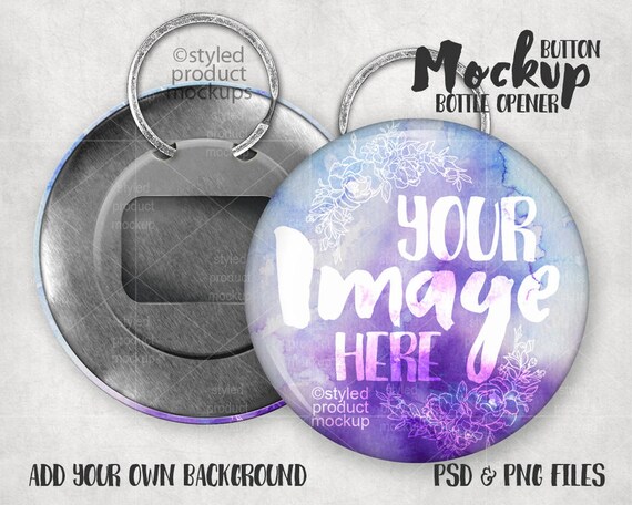 Download Free Button Bottle Opener Mockup Template With Front And Back (PSD) - Free 784242+ Design PSD ...