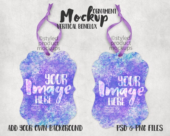 Download Free Dye Sublimation Double Sided Vertical Benelux Ornament Mockup Template (PSD) - All Free ...