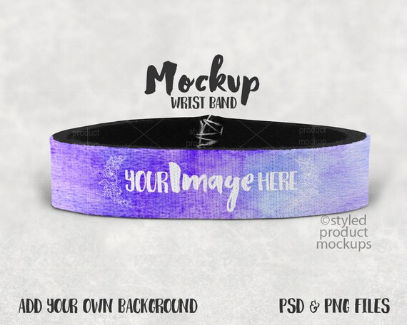 Sublimation Neoprene Wrist Band Template Mockup Add Your Sublimation Neoprene Wrist Band Template Mockup Add Your