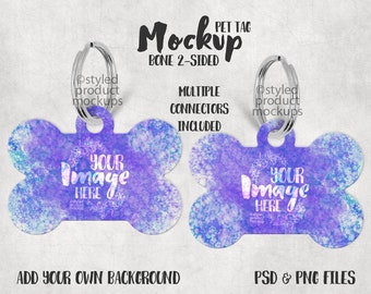 Download Pet Tag Mockup Etsy