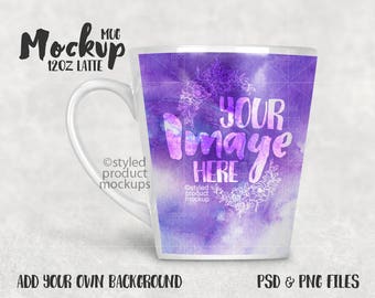 12oz Latte Mug Mockup Bundle Styled Mockups Cozy Etsy