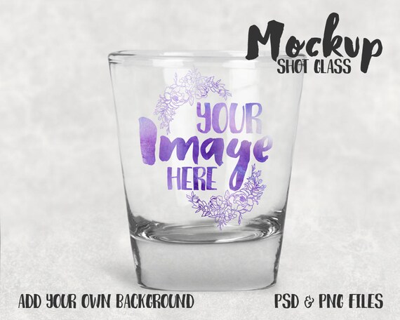 Glass Shot Glass Mockup Templateadd Your Own Image Glass Shot Glass Mockup Templateadd Your Own Image