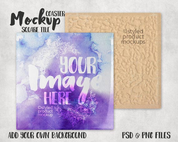 Download Square Tile Coaster Mockup With Front And Back View Free Psd Magazine Mockup Download All Free Mockups