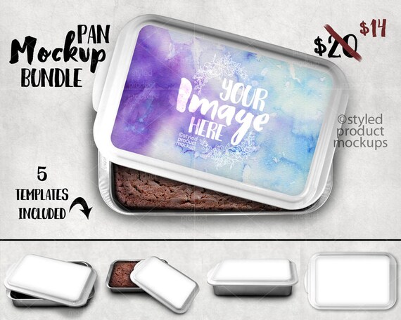 Cake Pan Mockup Template Add Your Own Image Cake Pan Mockup Template Add Your Own Image