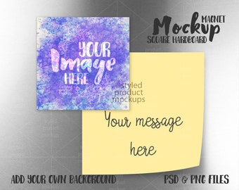 Download Fridge Magnet Mockup Etsy
