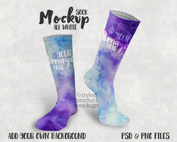 Download Pair Of White Socks Mockup Templateadd Your Own - New ...