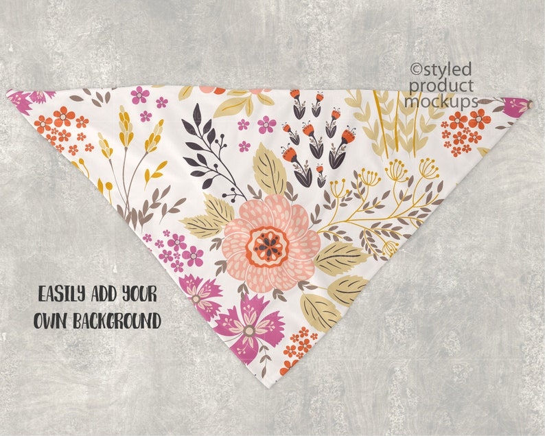 Download Dye sublimation bandana mockup template Add your own image ...