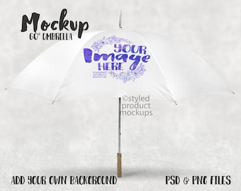 Dye sublimation umbrella mockup | Add your own image and background