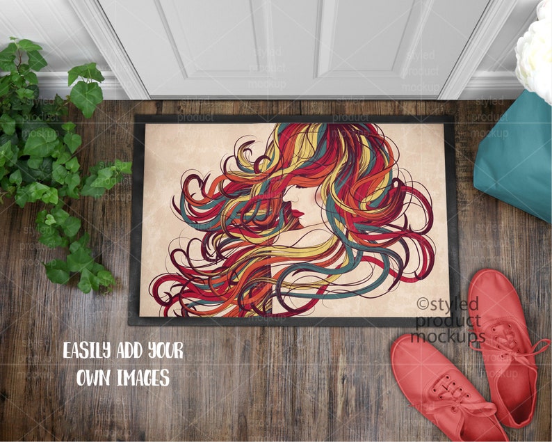 Download Dye sublimation floor mat scene mockup Add your own image ...