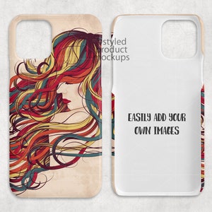 Dye sublimation 3D Phone 11 phone case mockup Add your own image and background image 2