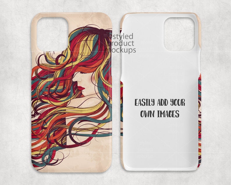 Dye sublimation 3D Phone 11 phone case mockup Add your own image and background image 2