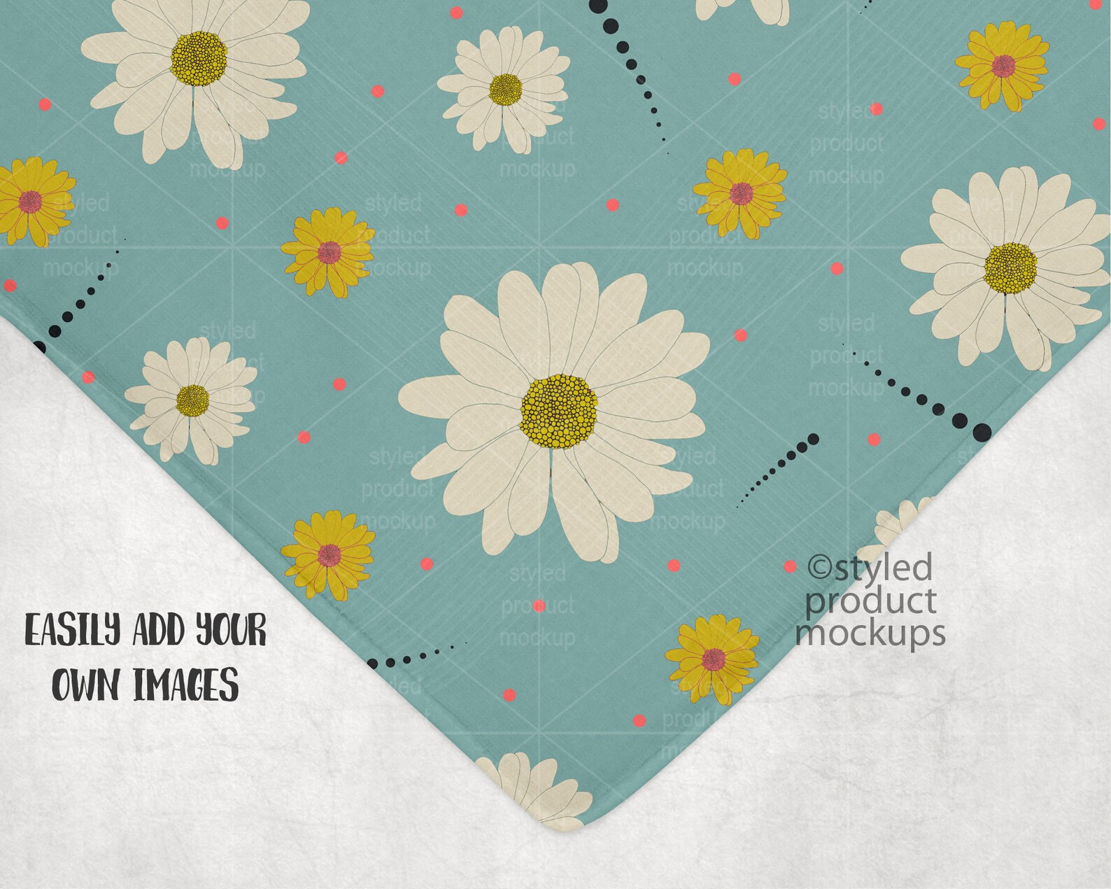 Handkerchief Pocket Square Mockup Add Your Own Image and Etsy