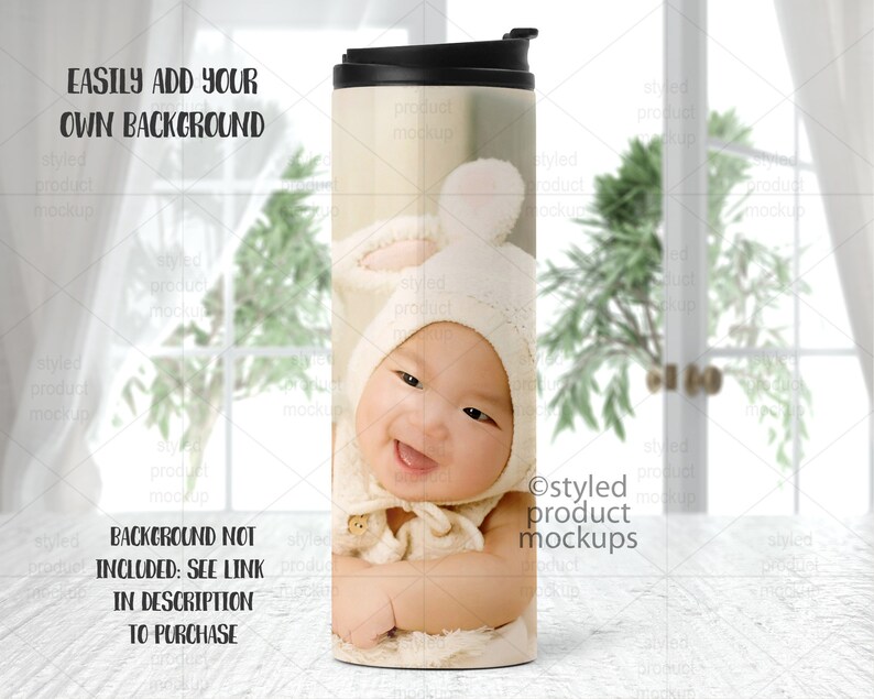 Download Dye sublimation 16 oz tall skinny tumbler mockup Add your | Etsy