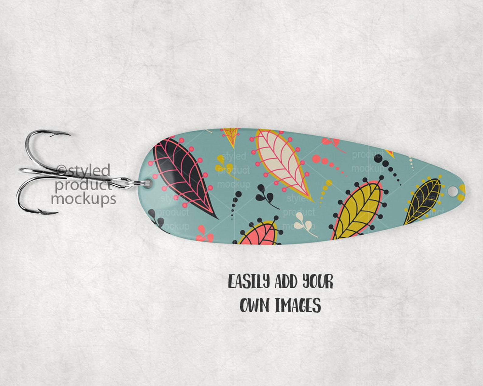 Dye Sublimation Glossy White Fishing Lure Template Mockup Etsy