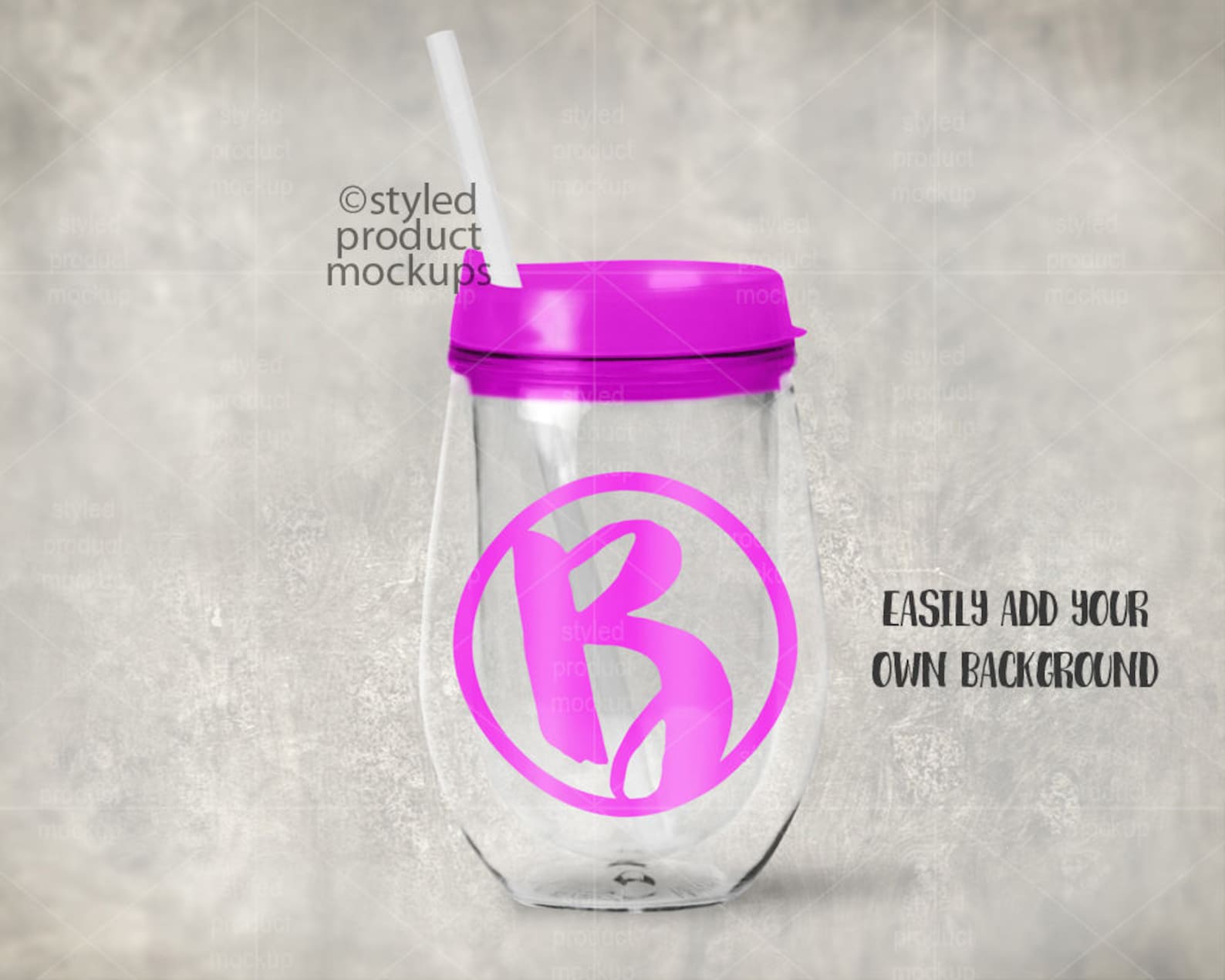 clear plastic wine tumbler with lid