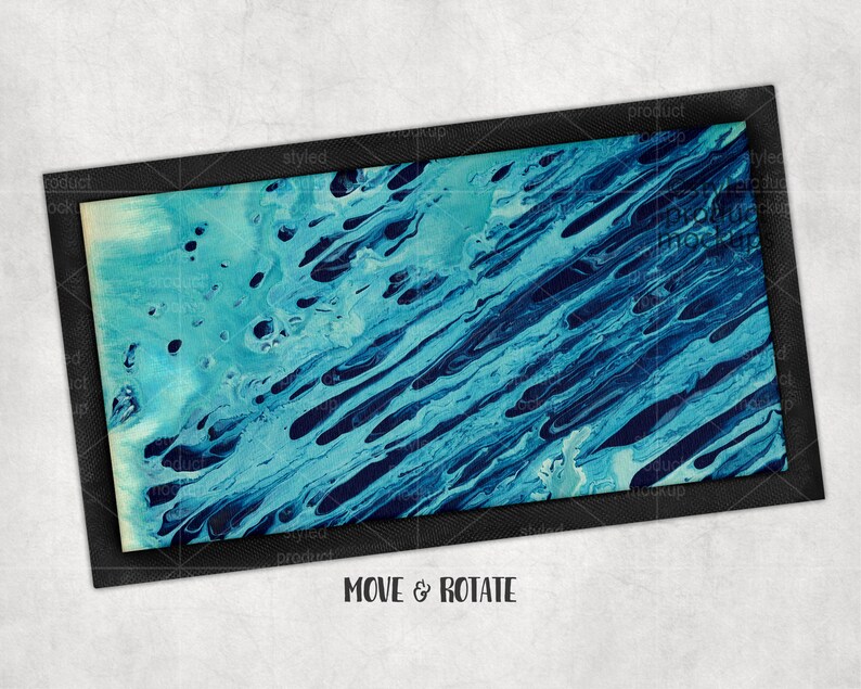 Download Dye sublimation bar runner mat Mockup Add your own image ...