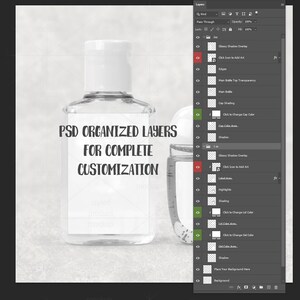 1oz en 2oz handdesinfecterend labelmodelset | PSD, png, eps, canvaslijst afbeelding 5