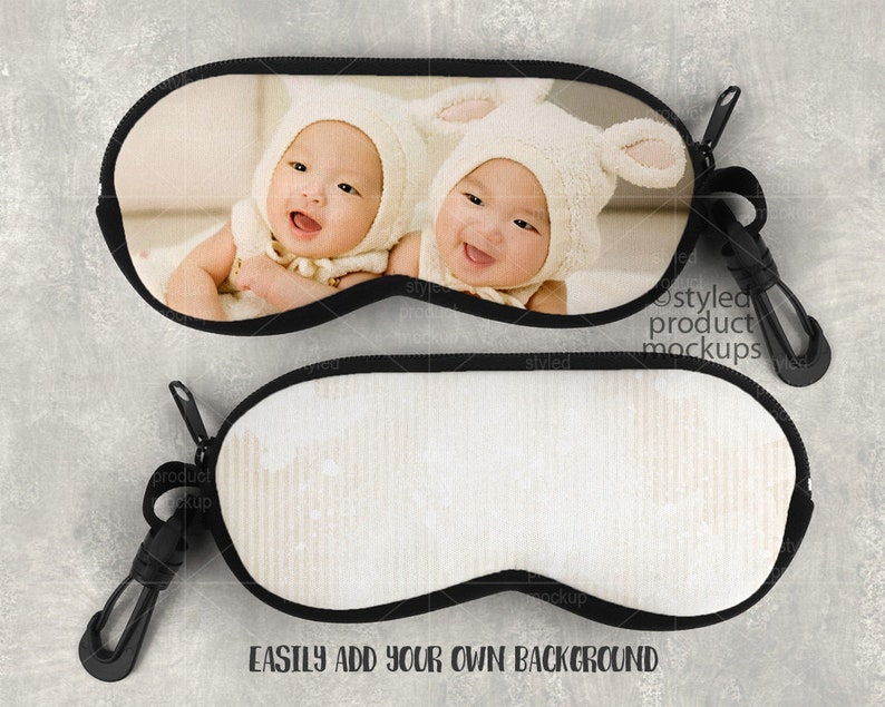 Download Dye sublimation eyeglass case mockup template Add your own ...