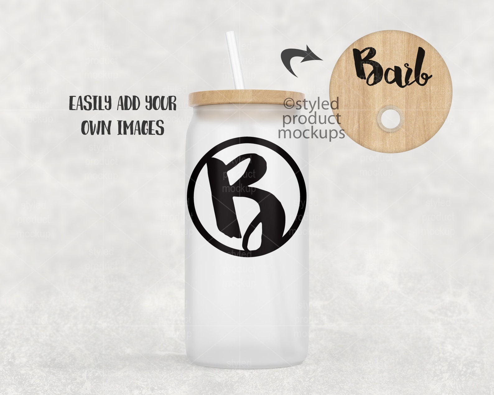 Dye Sublimation 16oz Frosted Glass Soda Can Shape Cup With Bamboo Lid ...