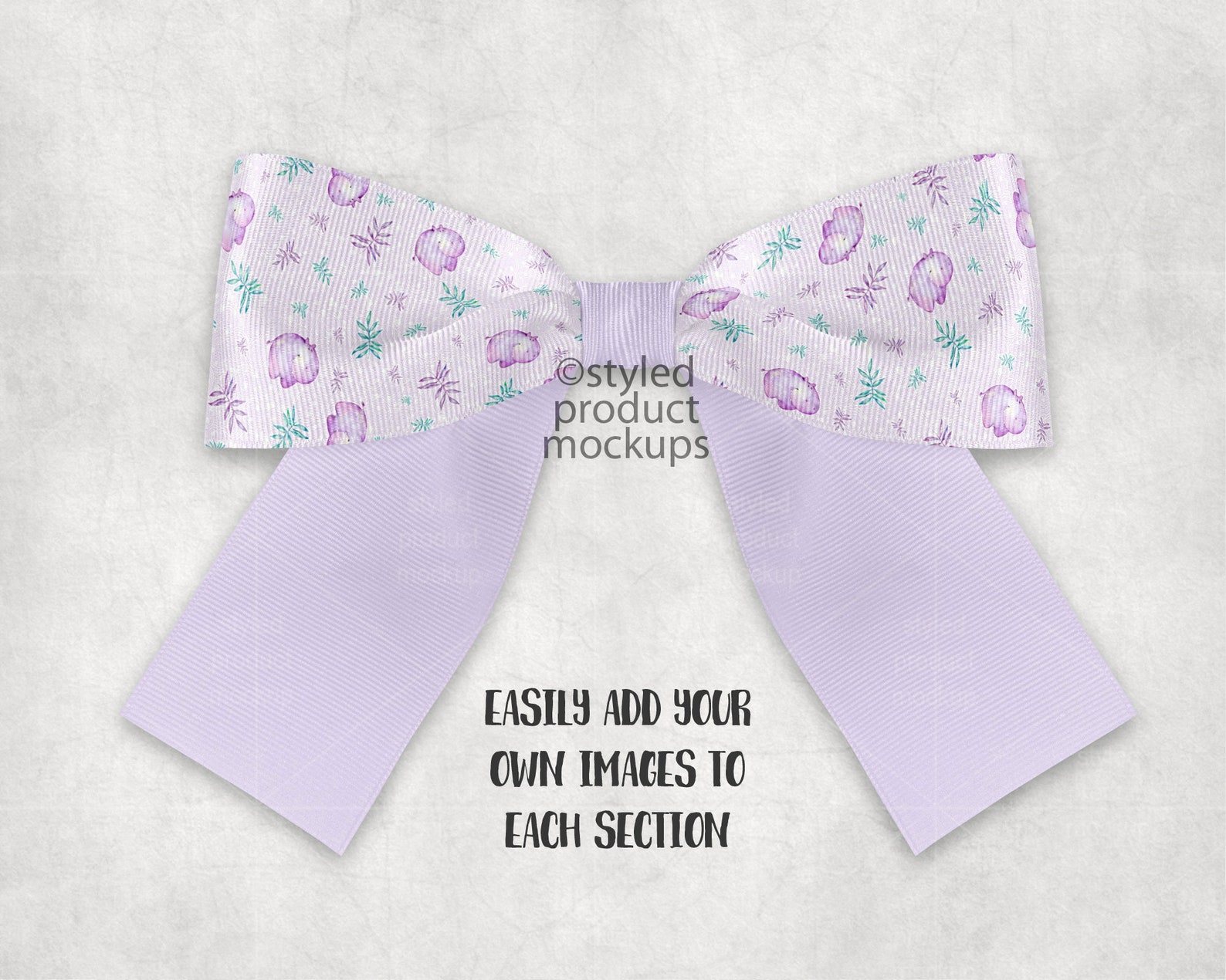 Dye Sublimation Grosgrain Ribbon Cheer Bow Mockup Add Your Etsy