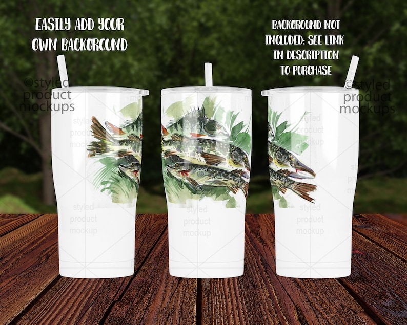 Dye Sublimation 20oz Modern Curve Tumbler With Two Lids Mockup Etsy