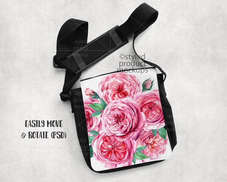 Download Dye sublimation small shoulder bag mockup Add your own ...