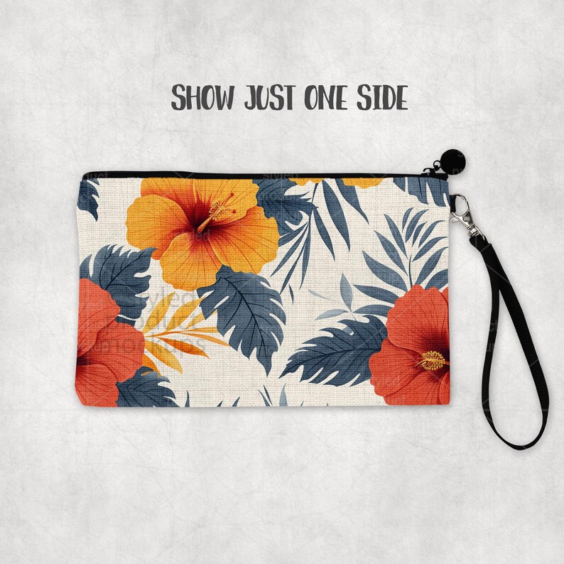 Sublimation Leinen Reißverschlusstasche Mockup – PSD, Smart Objekt, Canva, PNG | Kosmetiktasche Mockup Bild 8