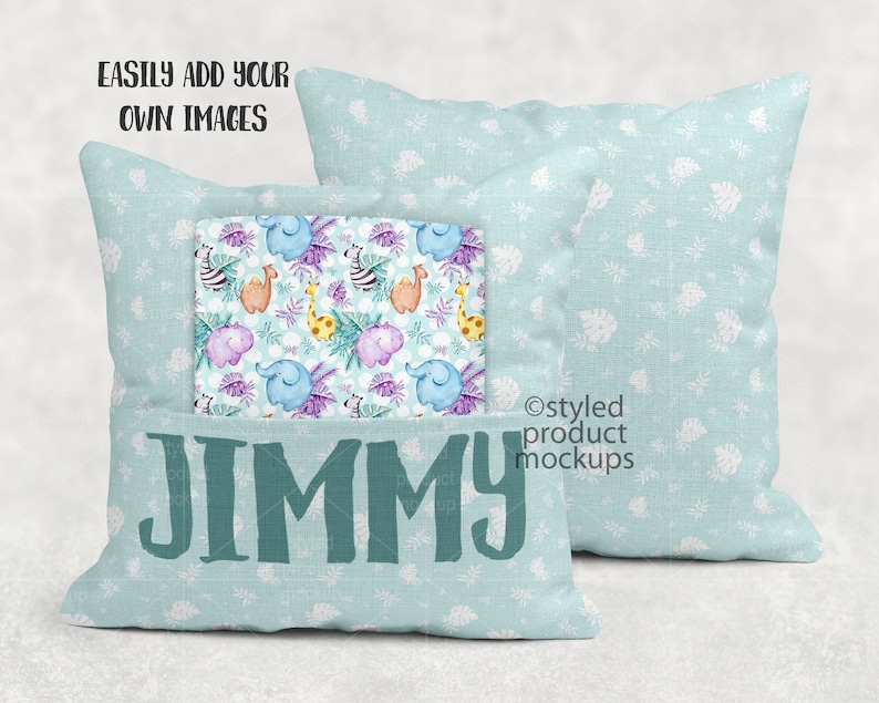 Download Dye sublimation linen book pocket pillow mockup Add your ...