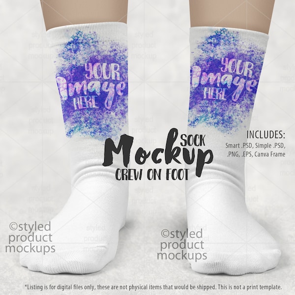 Sock Sublimation Template Etsy Sock Sublimation Template Etsy