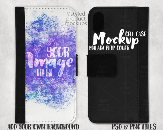 Download Dye Sublimation Malaga Flip Open Phone Case Mockup Add Your Etsy